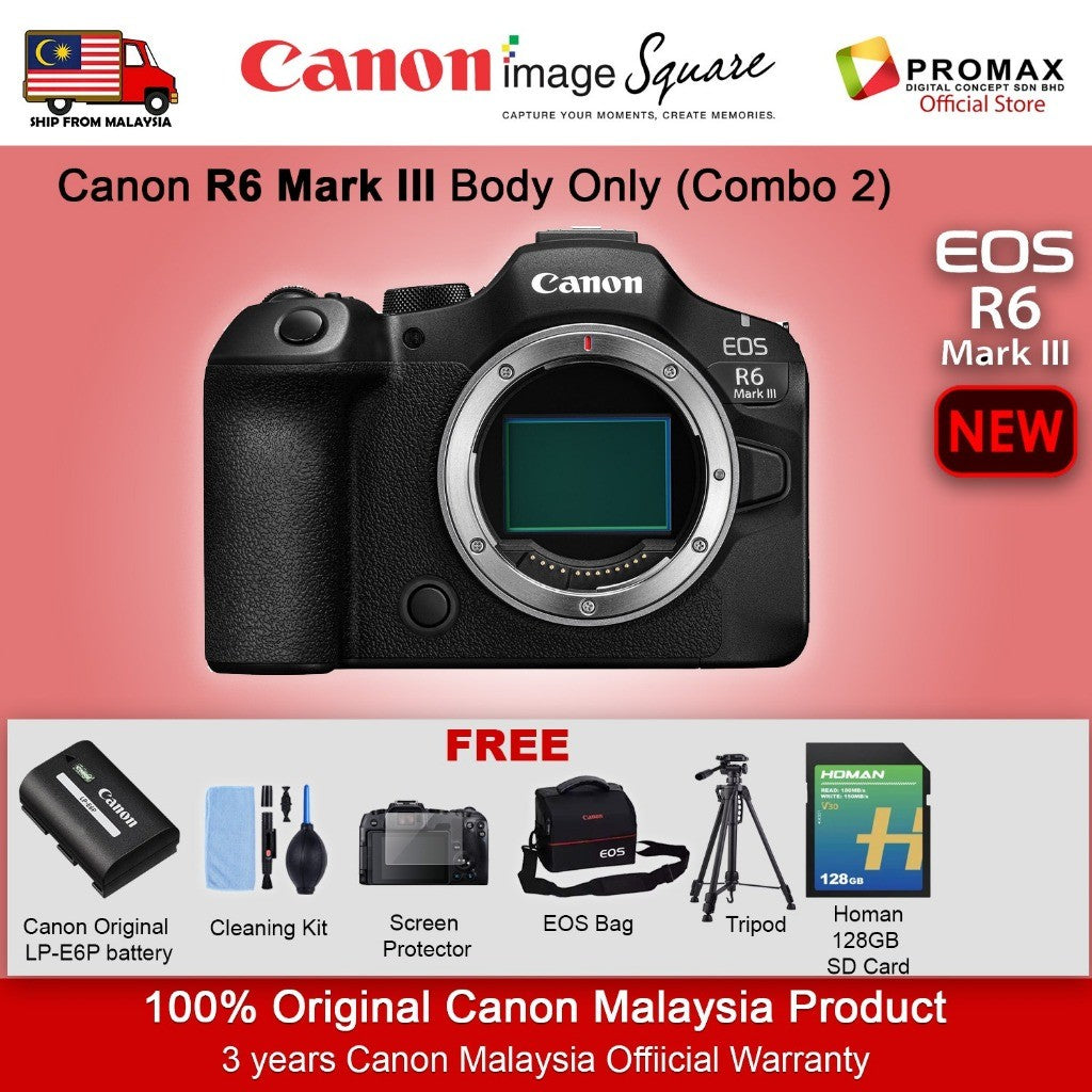 CANON EOS R6 Mark III Full Frame Mirrorless Dual Pixel CMOS AF II R6 MKIII R6III R63 R6 MARKIII