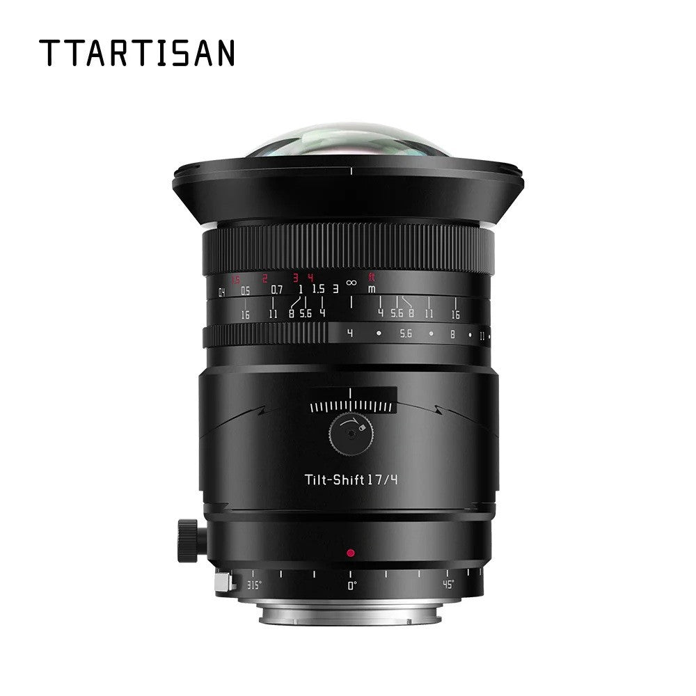 TTArtisan Tilt Shift 17mm f4 Full Frame Lens for E GFX Z and RF Mount