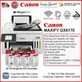 (NEW) Canon MAXIFY GX6170 GX7170 Easy Refillable Ink Tank Wireless High Capacity Printer GI-76 Ink