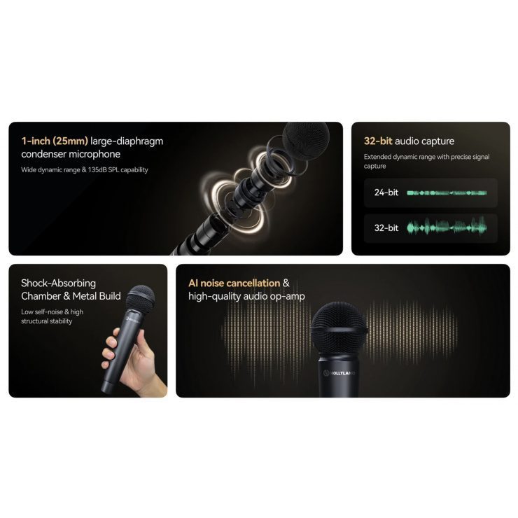 Hollyland MELO P1 Dynamic Wireless Handheld Microphone