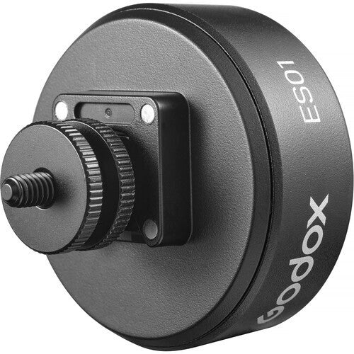 Godox ES01 Electric Suction Base for compact LED Light On Camera Flash USB-C Charging