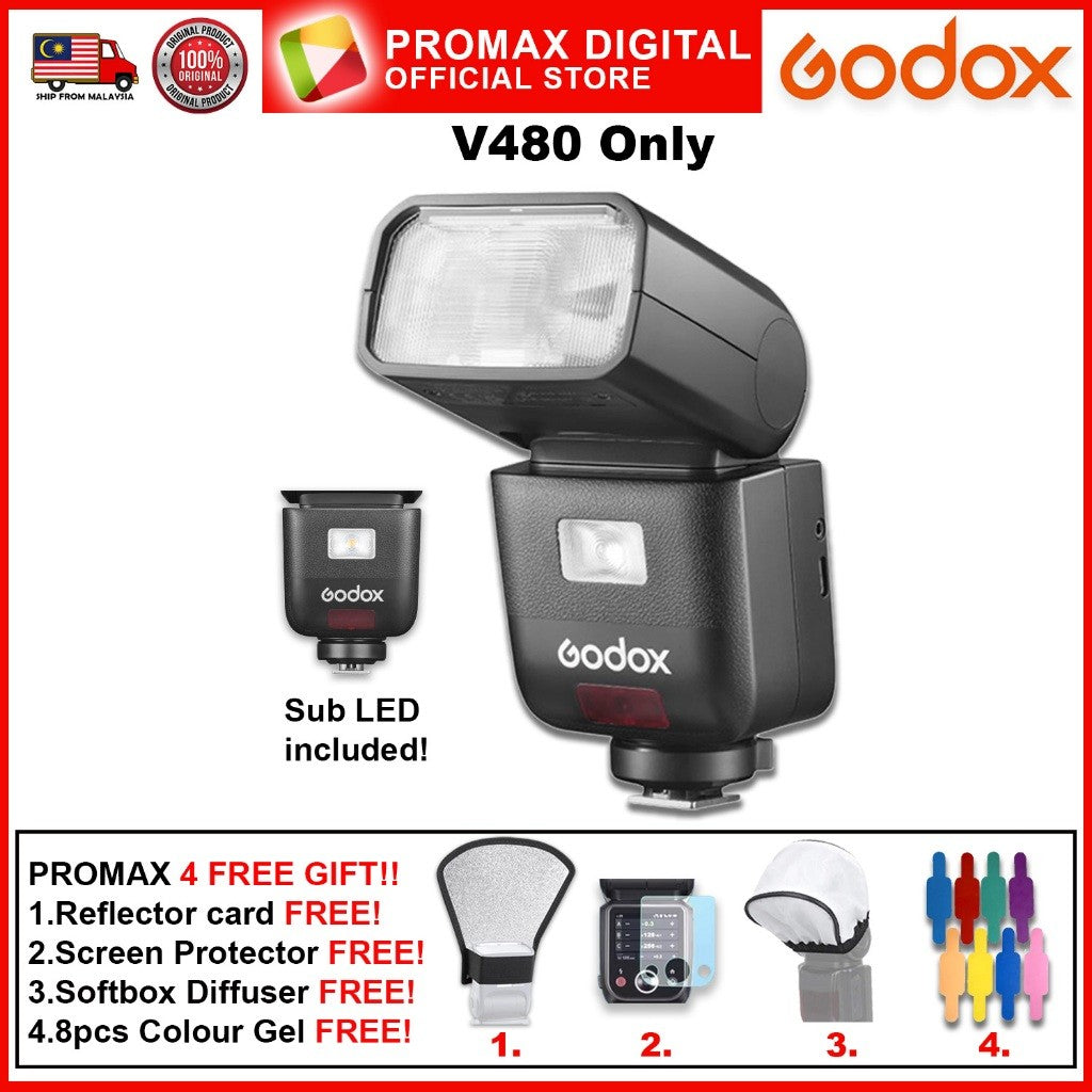 GODOX V480 C / N / S / F / O TTL Li-ion Camera Flash