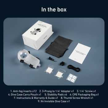 TELESIN S4-WTP-08-TIS INVISIBLE DIVING CASE