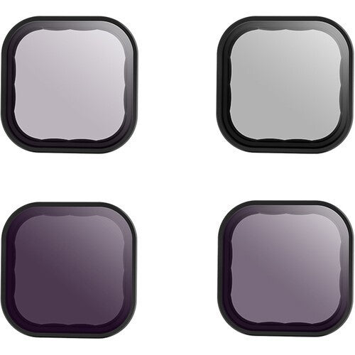 TELESIN ND8 ND16 ND32 + CIRCULAR POLARISER CPL FILTER SET FOR GOPRO HERO 9 10 11 12 GP-FLT-903