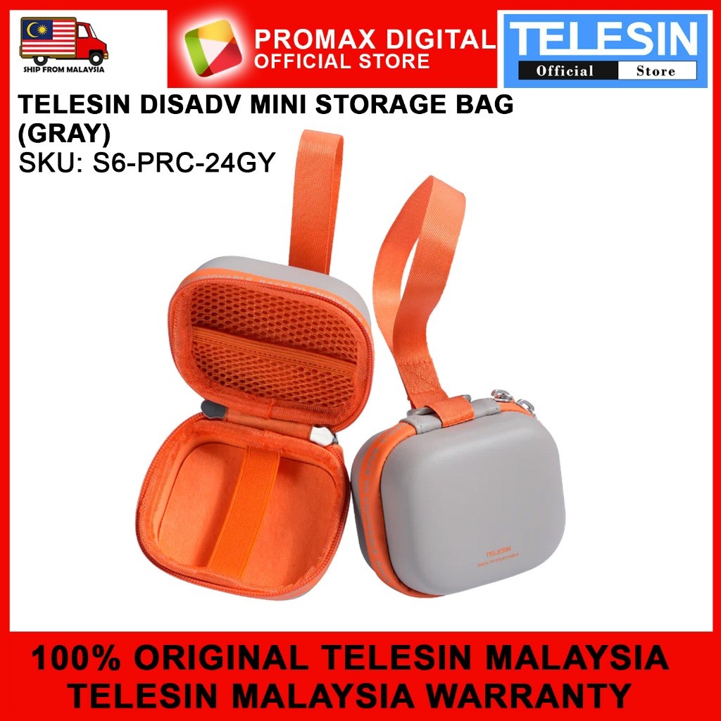 TELESIN DisAdv MINI STORAGE BAG for DJI GOPRO AND INSTA360 ACTION CAMERA TLS-S6-PRC-24
