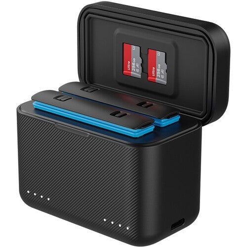 TELESIN S0-BCG-42-TIS CHARGER CASE FOR X5 BATTERY BATTERY CHARGING CASE WITH SD CARD SLOT