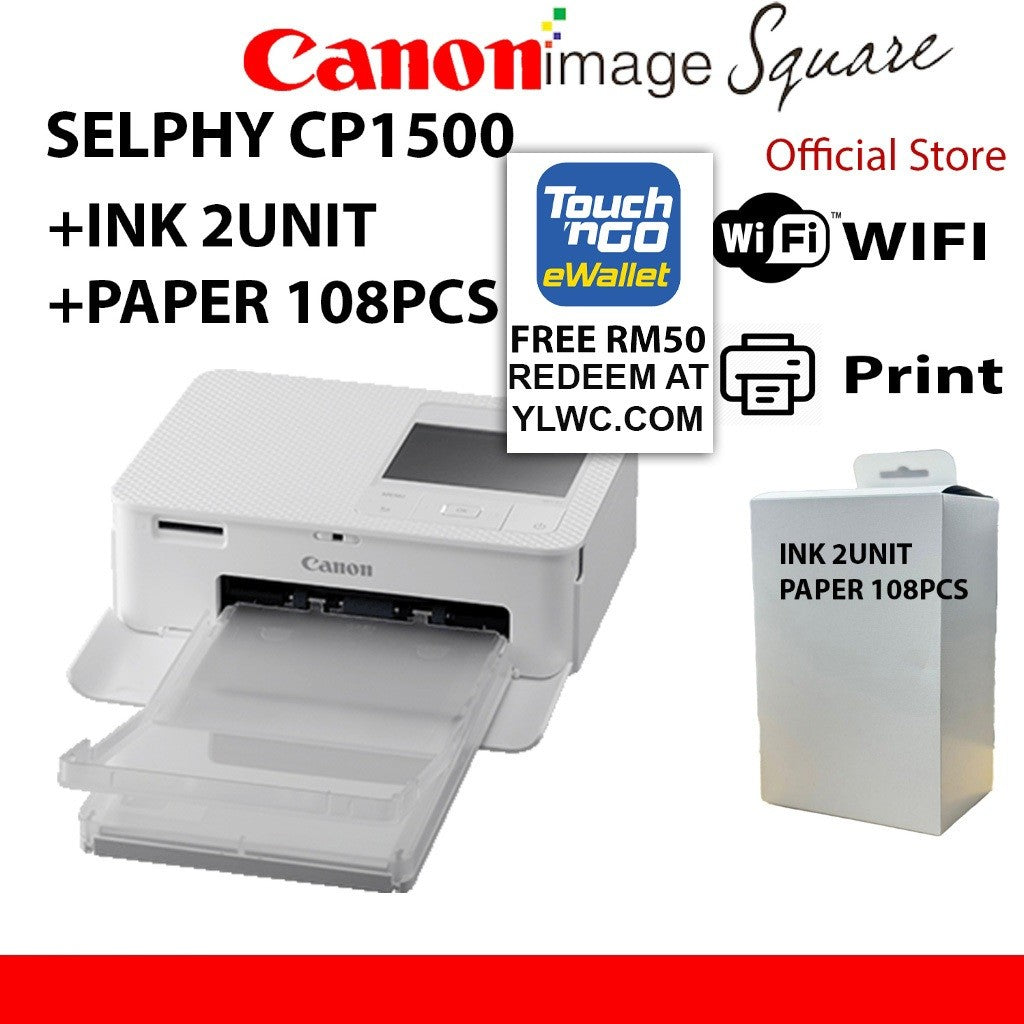 Canon Selphy CP-1500 Wireless mobile Portable Printer CP1500 ( replacement for CP-1300 )