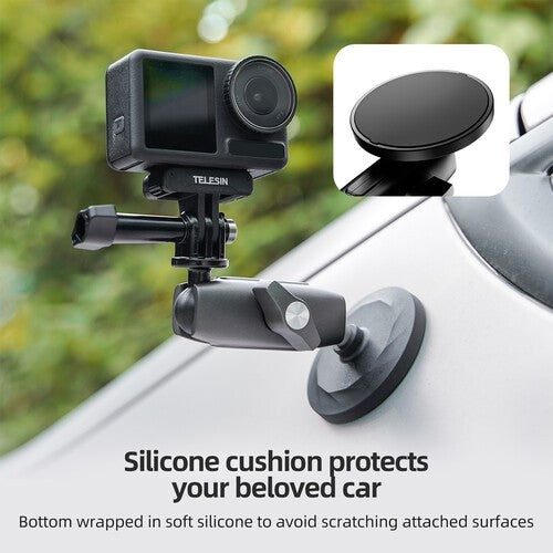 TELESIN CMM-001 MAGNETIC BASE CAMERA SUCTION CUP MOUNT FOR CAMERA ACTION CAMERA