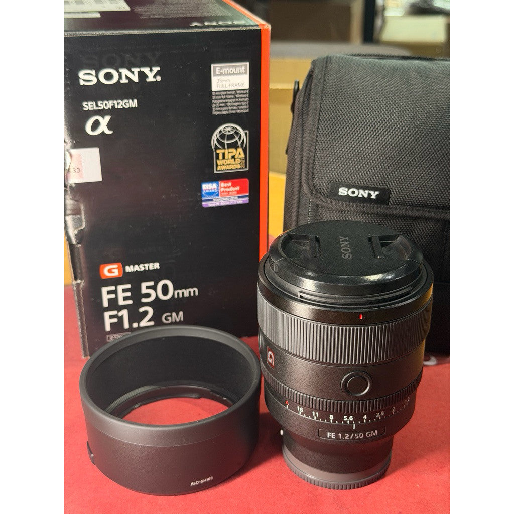 Used Sony FE 50mm f1.2 GM (Like new) 99.99% new