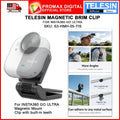 Telesin S3-HMH-05-TIS Magnetic Brim Clip for Insta360 GO ULTRA Magnetic Mount