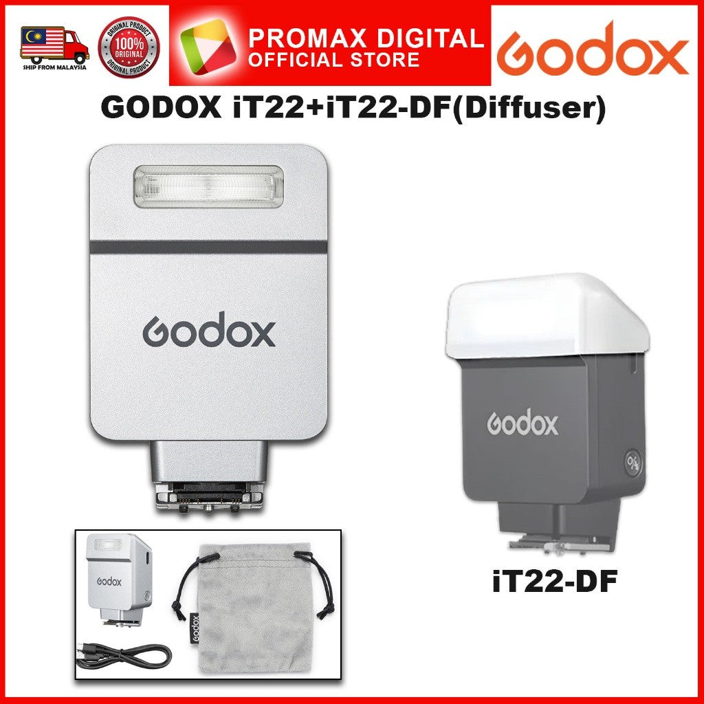 GODOX iT22 TTL Compact Flash C N F S Mount Mini Camera Mirrorless