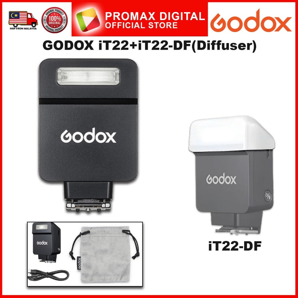 GODOX iT22 TTL Compact Flash C N F S Mount Mini Camera Mirrorless