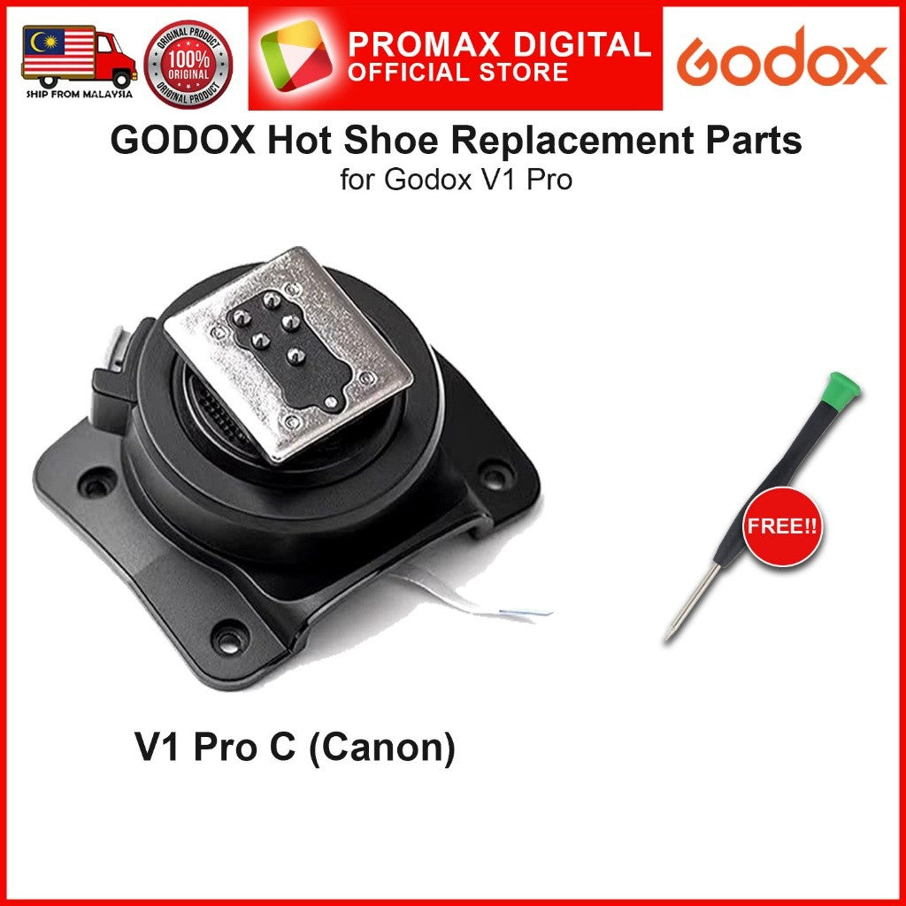Godox Hot Shoe Replacement Parts for V1 Pro Canon Nikon Sony Fujifilm Olympus