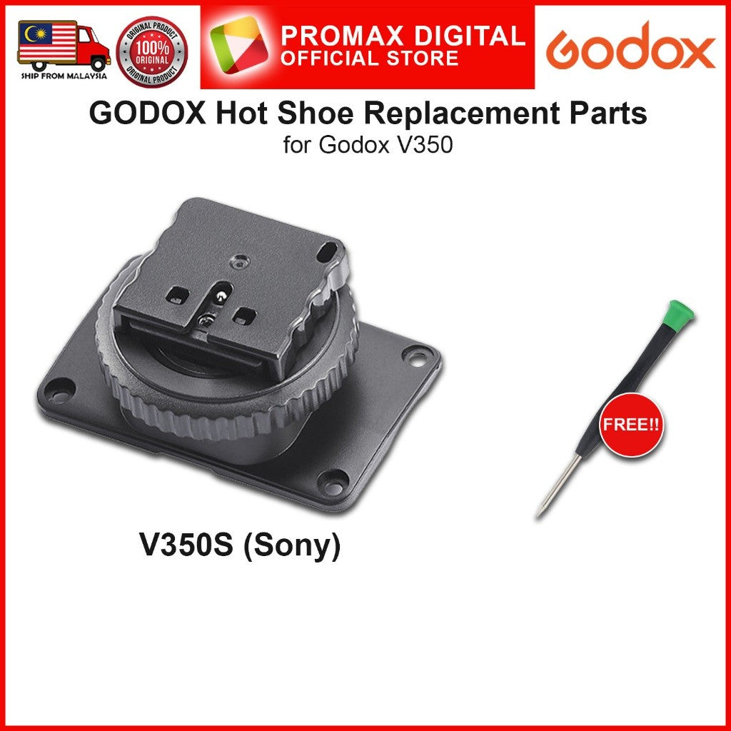 Godox Hot Shoe Replacement Parts for V350 Canon Fujifilm Nikon Sony Olympus