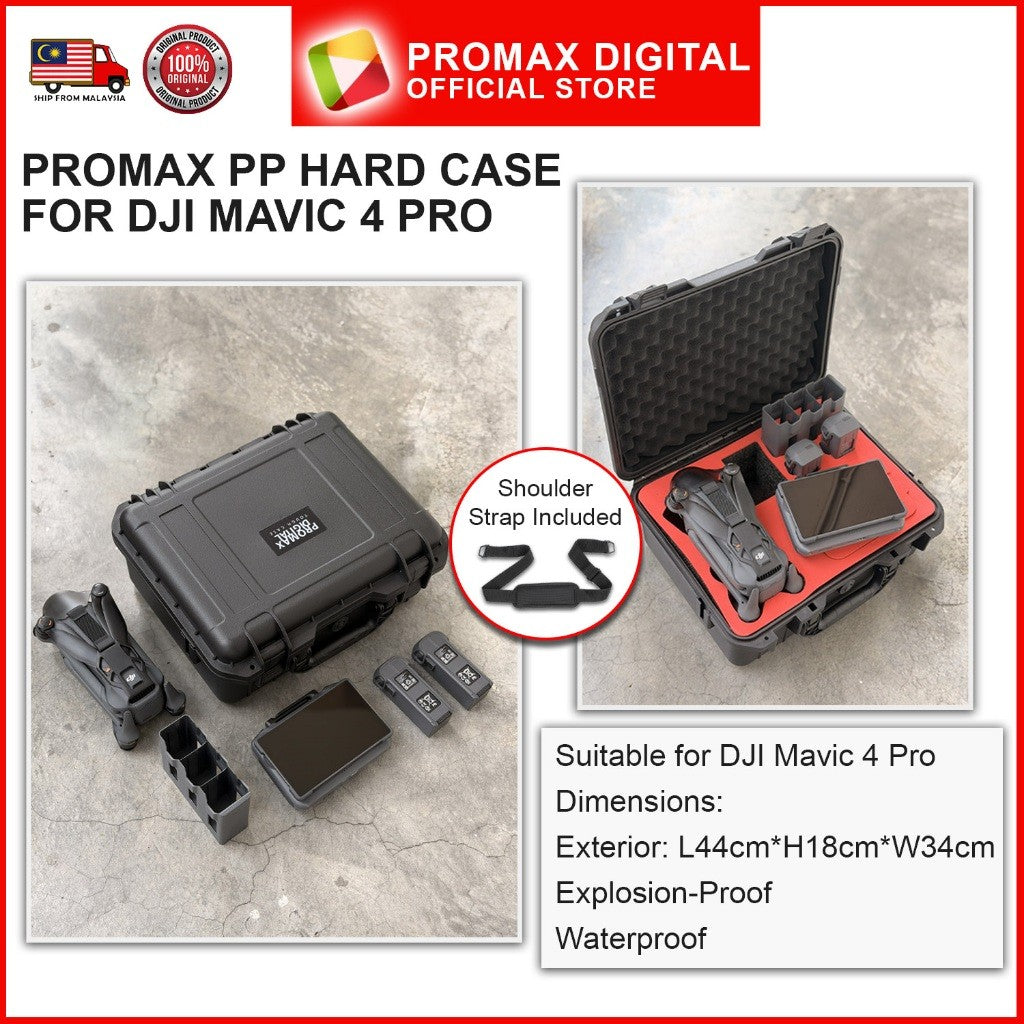 PROMAX PP HARD CASE FOR DJI MAVIC 4 PRO EXPLOSION PROOF WATER PROOF CARRYING CASE