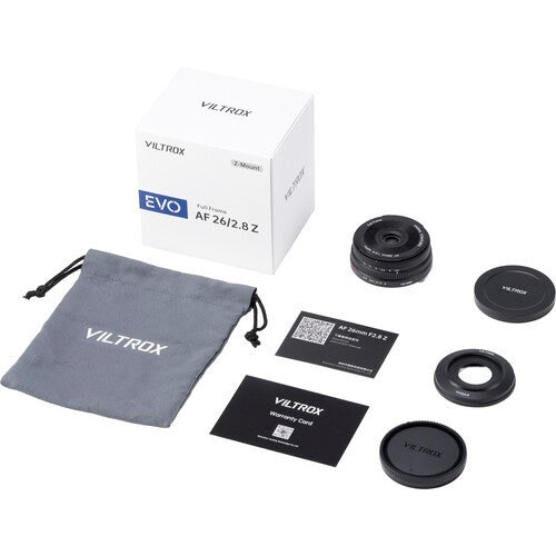 Viltrox AF 26mm f2.8 EVO Full Frame Pancake Camera Lens for Sony E and Nikon Z Mount