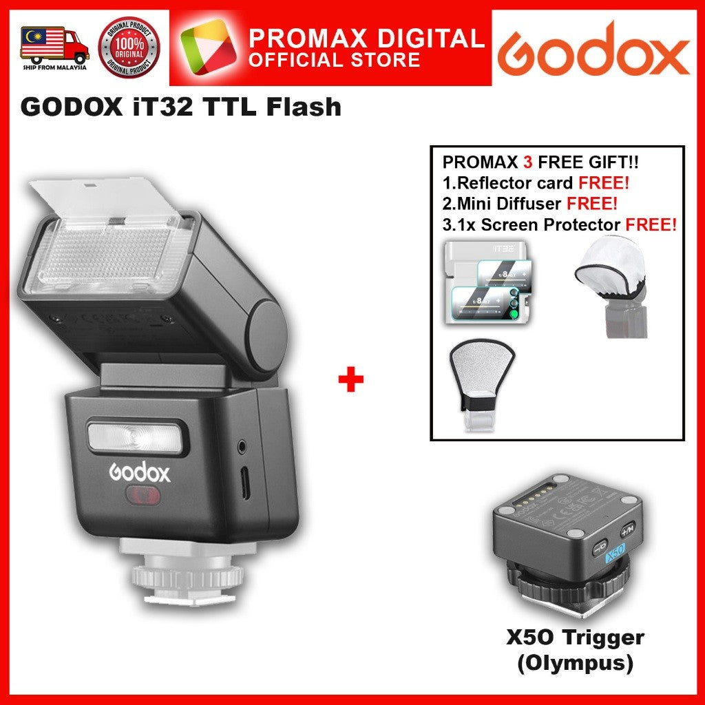 GODOX iT32 TTL Flash with X5 Trigger