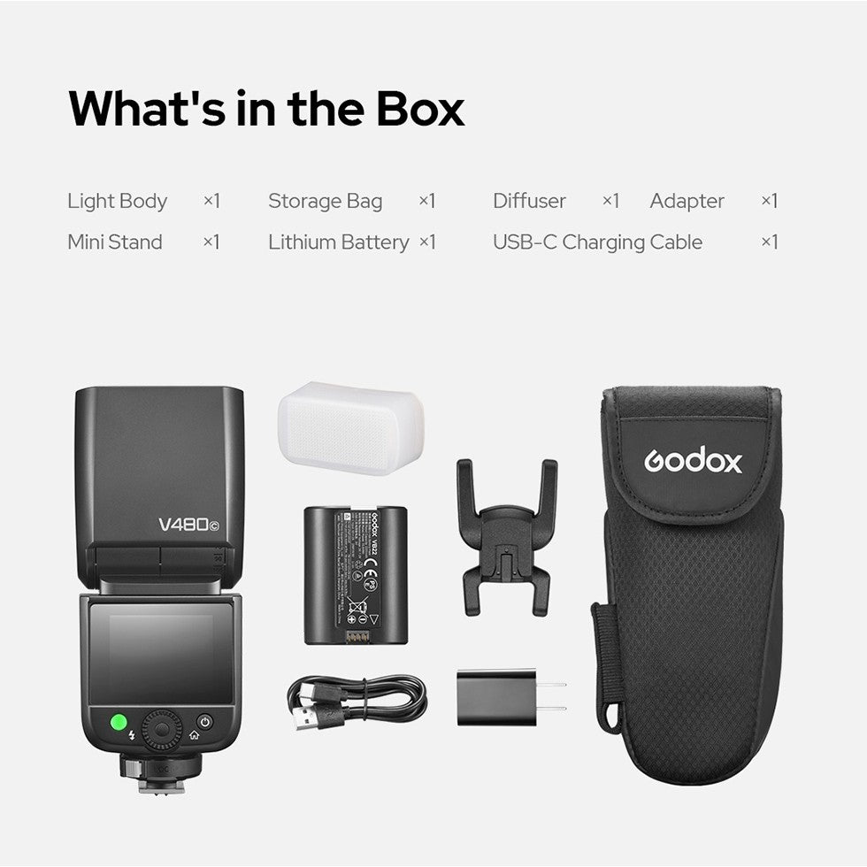 GODOX V480 C / N / S / F / O TTL Li-ion Camera Flash