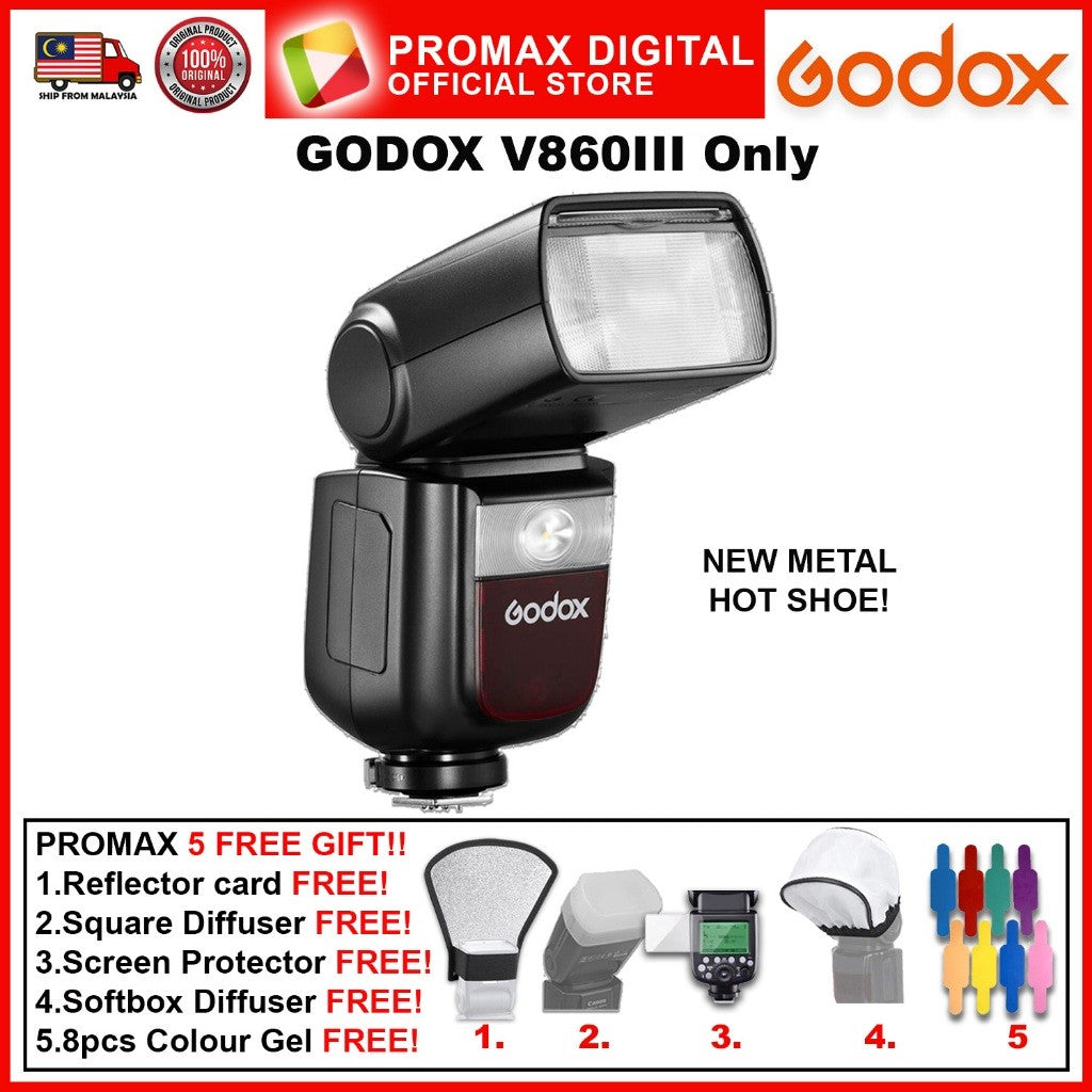 GODOX V860III TTL Speedlite with LI-ION Battery Flash