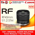 CANON RF 45mm f1.2 STM Lens Full Frame Lightweight Prime Lens RF45mm
