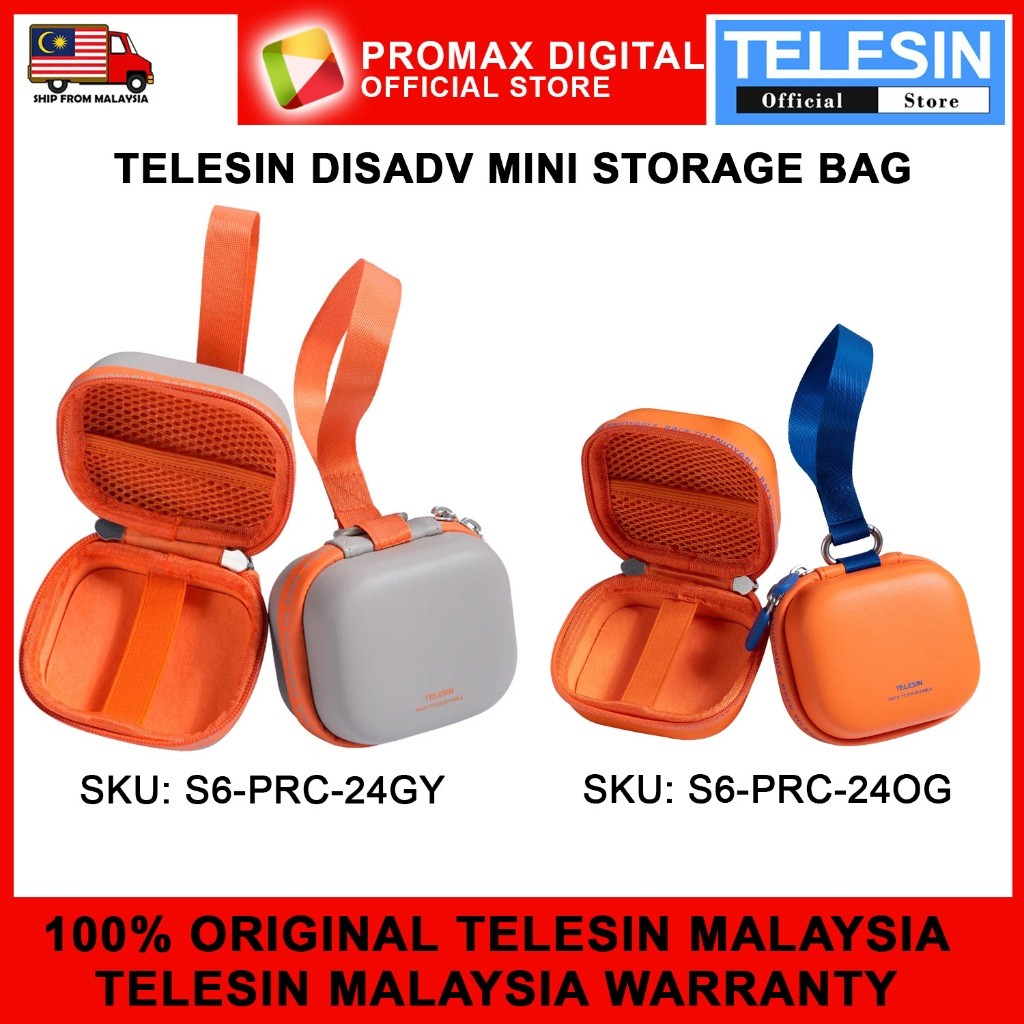 TELESIN DisAdv MINI STORAGE BAG for DJI GOPRO AND INSTA360 ACTION CAMERA TLS-S6-PRC-24