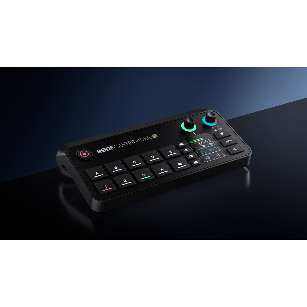 RODE RODECASTER VIDEO S VIDEO AUDIO PRODUCTION CONSOLE VIDEO AUDIO SWITCHER