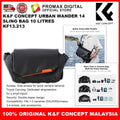 K&F Concept KF13.213 URBAN WANDER 14 CAMERA 10L SLING BAG FOR MIRRORLESS DSLR CAMERA