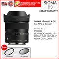 SIGMA 15mm f1.4 DC Contemporary Lens(E, RF, X MOUNT) APS-C