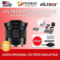 Viltrox AF 20MM f2.8 FE Auto Focus Prime Lens for Sony FE / NIKON Z AF20 F2.8