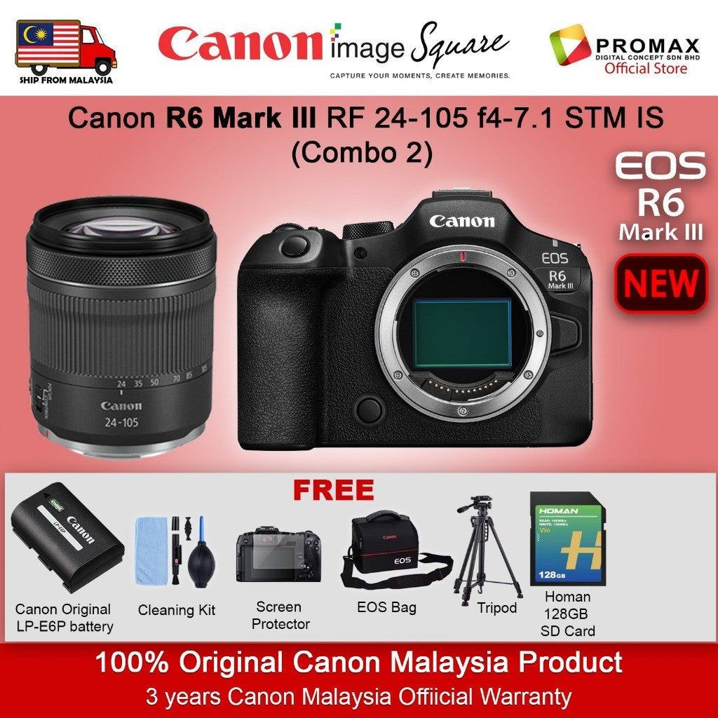 CANON EOS R6 Mark III Full Frame Mirrorless Dual Pixel CMOS AF II R6 MKIII R6III R63 R6 MARKIII