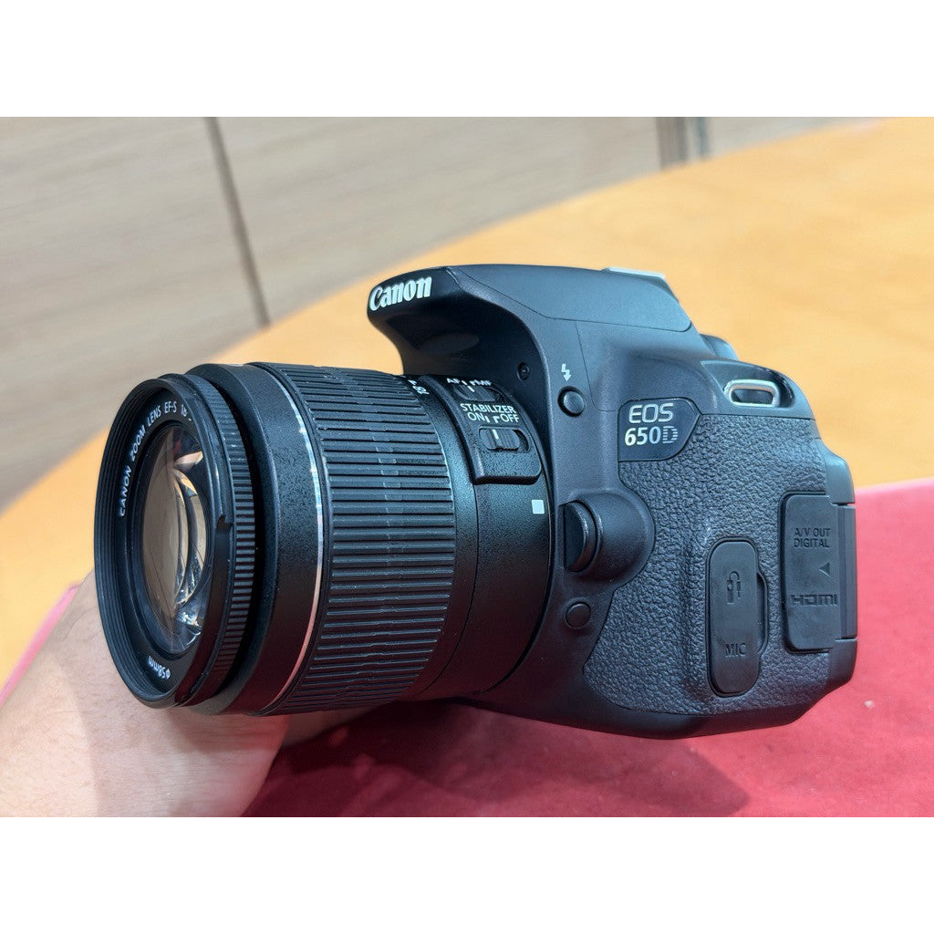 Used Canon EOS 650D + 18-55mm lens