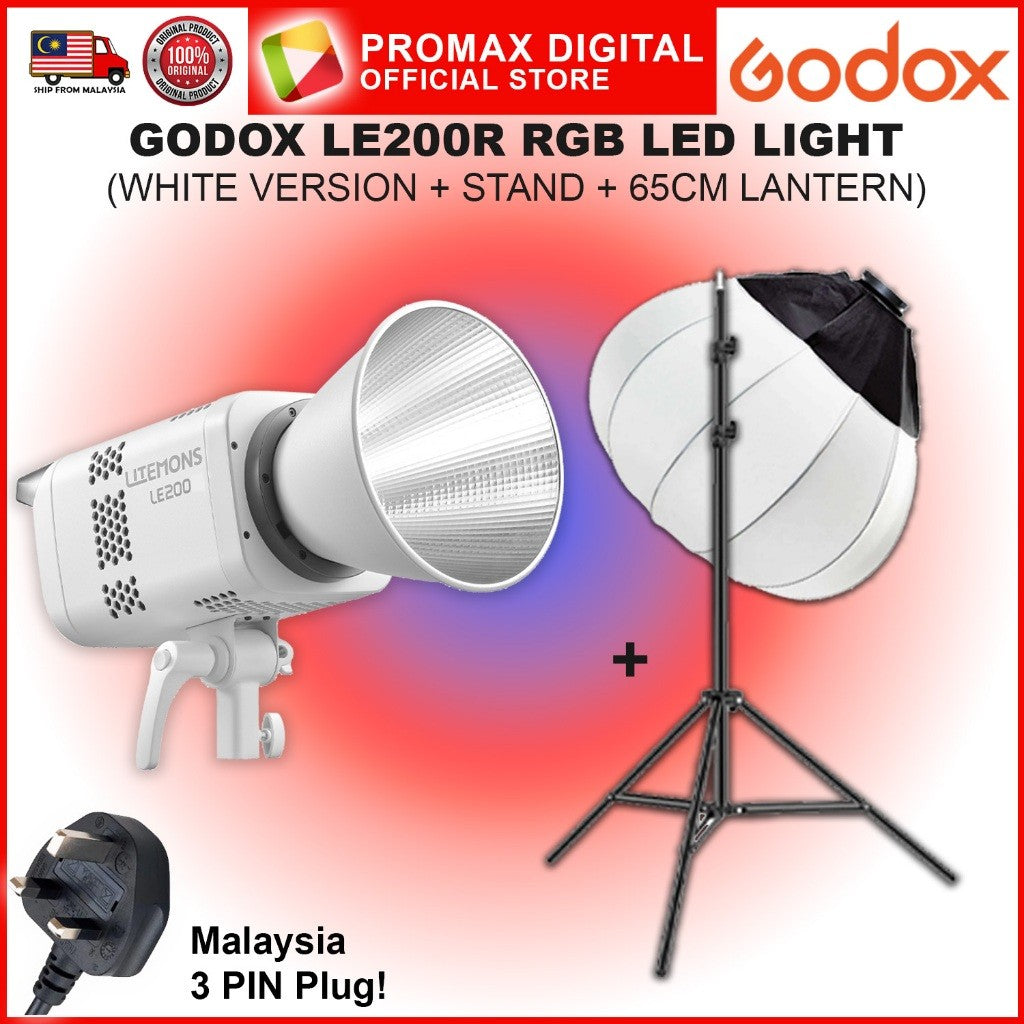 Godox LE200R LE300R LE600R RGB FULL COLOR LED STUDIO LIGHT PHOTO VIDEO PRODUCTION VALUE PACK