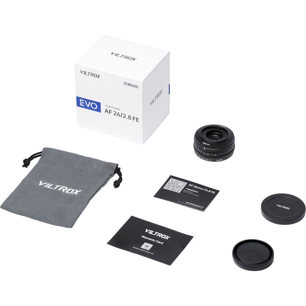Viltrox AF 26mm f2.8 EVO Full Frame Pancake Camera Lens for Sony E and Nikon Z Mount