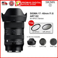 SIGMA 17-40mm F1.8 ART DC Lens (Sony E / Leica L / Fuji X / Canon RF)