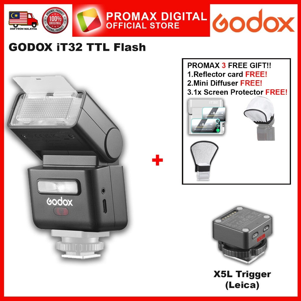 GODOX iT32 TTL Flash with X5 Trigger