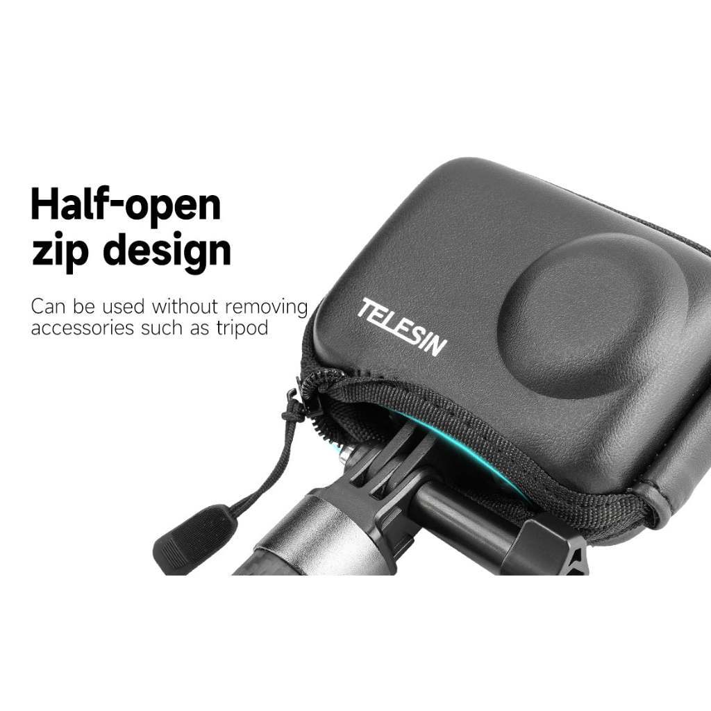 TELESIN OA-BAG-002 PROTECTIVE CASE FOR DJI OSMO ACTION 3 & 4 CAMERA CASE FOR DJI OSMO