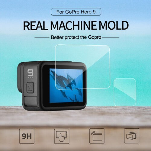 TELESIN GP-FLM-901 TEMPERED GLASS SCREEN PROTECTOR FOR GOPRO HERO 9 10 11 12