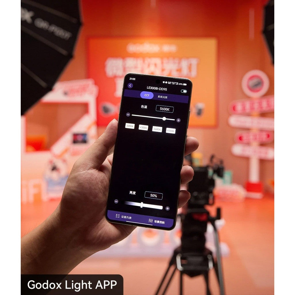 GODOX Litemons LE600Bi Bi-Color Monolight Studio Light (Black / White)