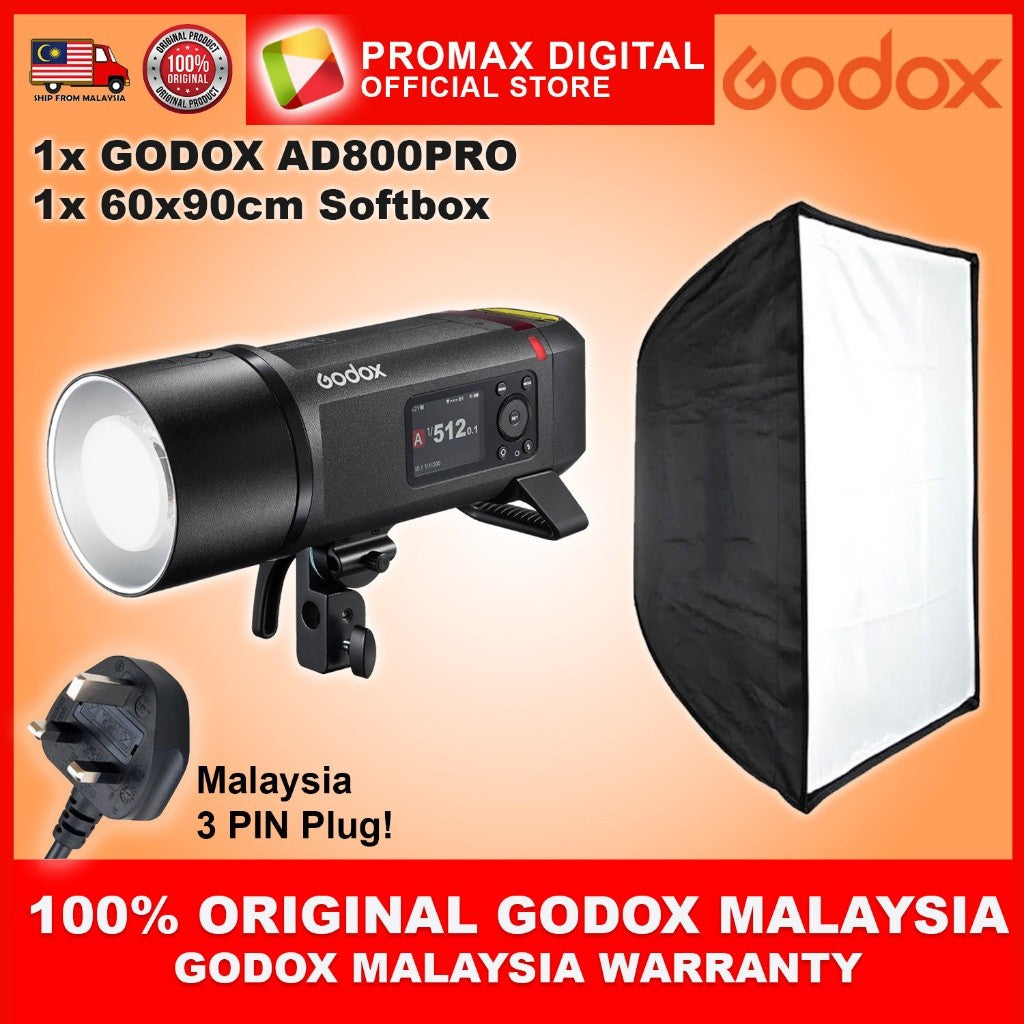 GODOX AD800PRO ALL IN ONE OUTDOOR FLASH BOWENS MOUNT FLASH WITH WB30 BATTERY AD800 PRO