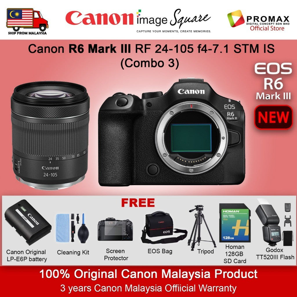 CANON EOS R6 Mark III Full Frame Mirrorless Dual Pixel CMOS AF II R6 MKIII R6III R63 R6 MARKIII