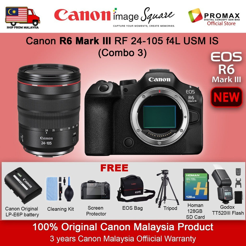 CANON EOS R6 Mark III Full Frame Mirrorless Dual Pixel CMOS AF II R6 MKIII R6III R63 R6 MARKIII