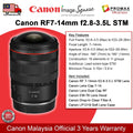 Canon RF7-14mm f2.8-3.5L STM Fisheye Wide Angle Lens Full Frame RF Mount