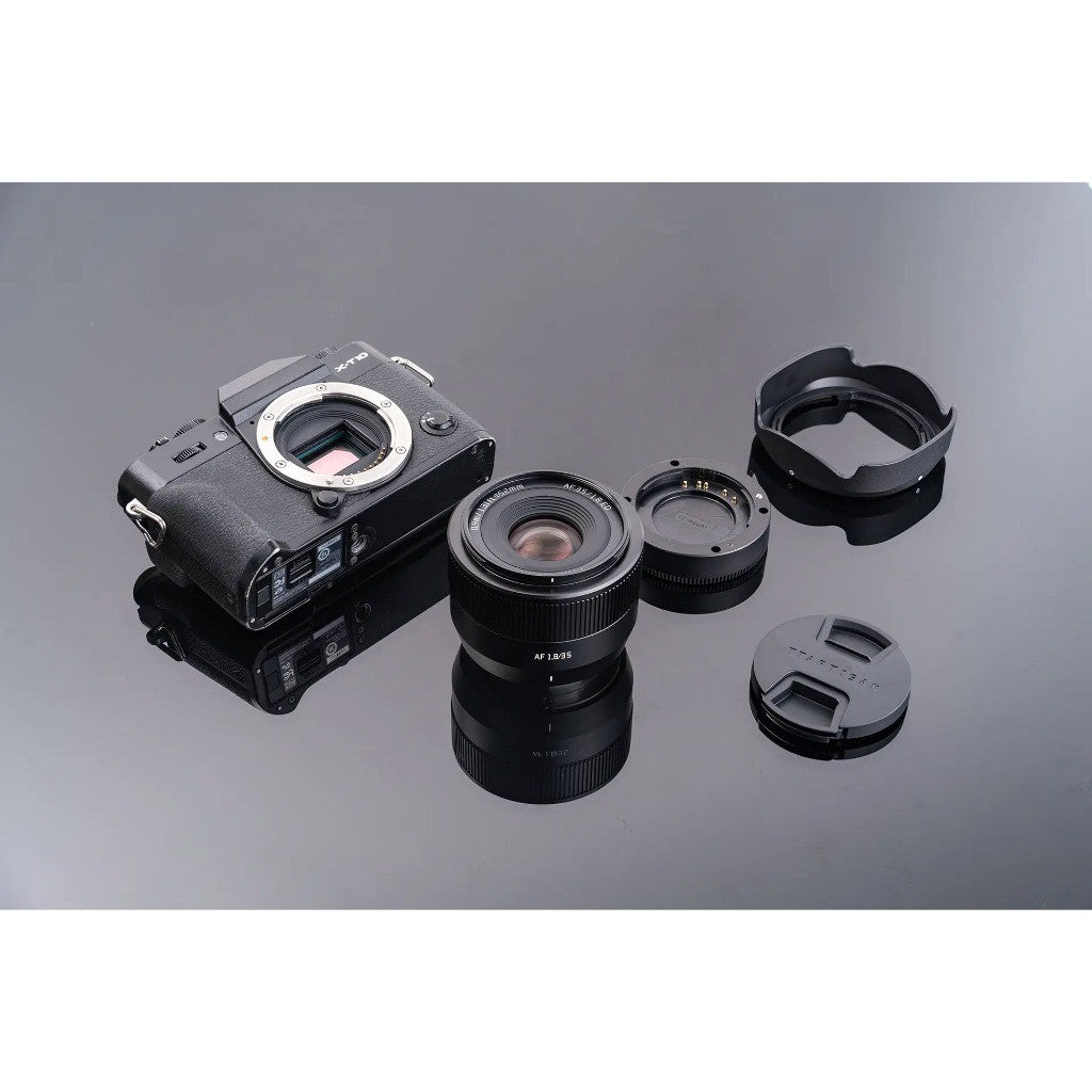 TTArtisan AF APS-C 35mm f1.8 Mark II Camera Lens for X E and Z Mount Black and Silver Color