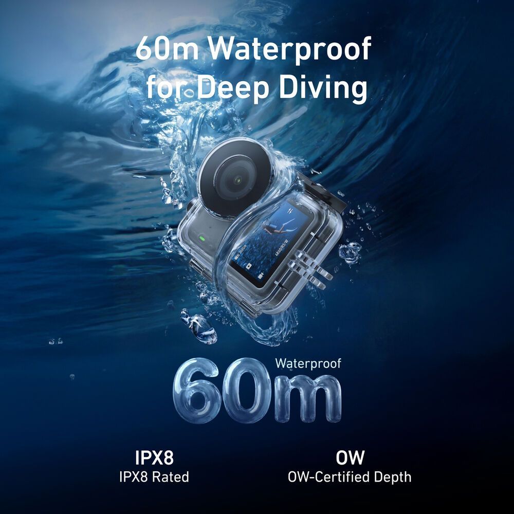 TELESIN S4-WTP-13-TDJ WATERPROOF DIVE CASE FOR OSMO NANO CAMERA CASING