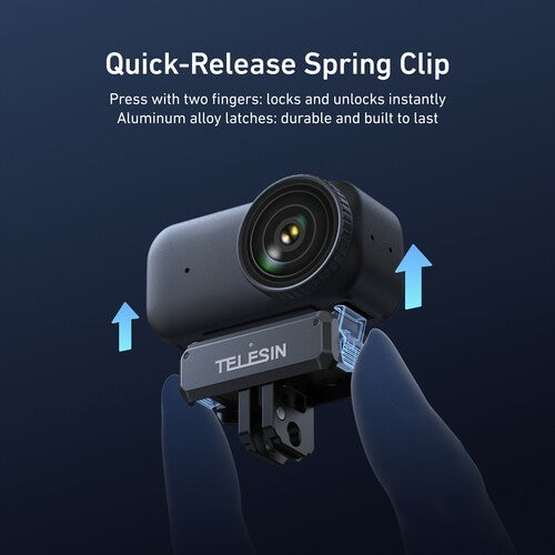 TELESIN S7-JBK-17-TDJ CHARGING ADAPTER BASE FOR DJI OSMO NANO QUICK RELEASE CHARGER BASE