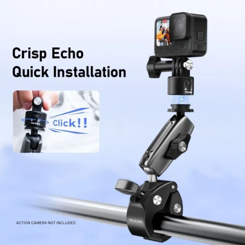 TELESIN S3-HBM-01 QUICK RELEASE UNIVERSAL TUBE CLAMP FOR CAMERA