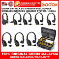 GODOX SKYTALK 8S 8 PERSON FULL DUPLEX WIRELESS INTERCOM HEADSET SYSTEM 1.9GHz