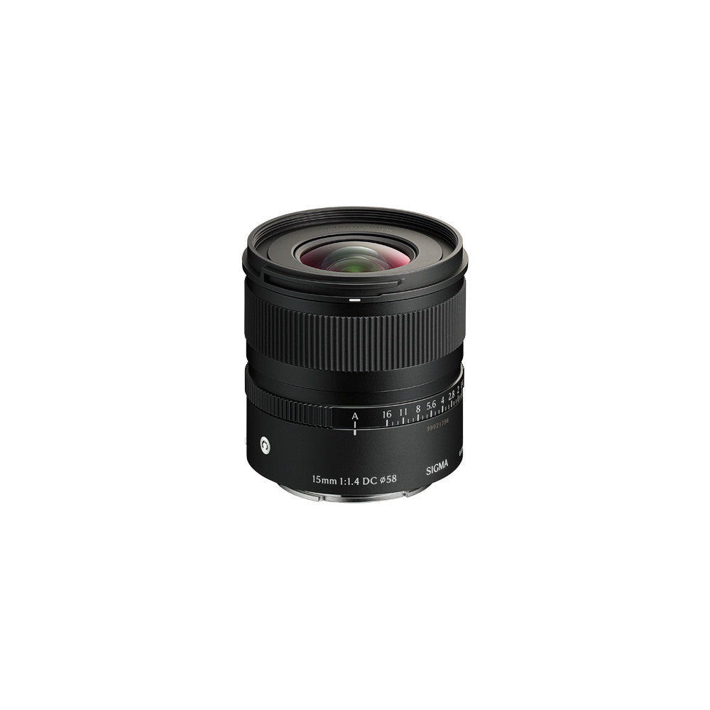 SIGMA 15mm f1.4 DC Contemporary Lens(E, RF, X MOUNT) APS-C
