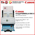 Canon imageFORMULA R40 II Office Document Scanner R40II Auto Duplex Scanning Long Document