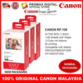 Canon RP-108 RP108 Color Ink & 4R Paper Set x 3 Boxes For Selphy CP910 CP1200 CP1300 CP1500